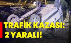 Trafik kazası: 2 yaralı!