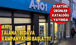 A101 1 alana 1 bedava kampanyasını başlattı! 21 aktüel ürünler kataloğu yayında