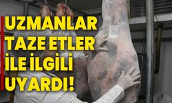 Uzmanlar Taze etler ile ilgili uyardı