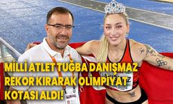 Milli atlet Tuğba Danışmaz rekor kırarak olimpiyat kotası aldı