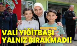 Vali yiğitbaşı yalnız bırakmadı!