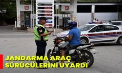 Jandarma Araç Sürücülerini Uyardı