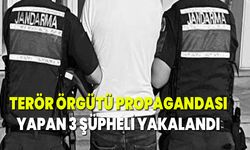 Terör Örgütü Propagandası Yapan 3 Şüpheli Yakalandı