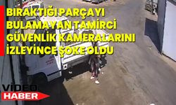 Bıraktığı Parçayı Bulamayan Tamirci, Güvenlik Kameralarını İzleyince Şoke Oldu