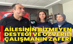 Ailesinin Bitmeyen Desteği Ve Özverili Çalışmanın Zaferi