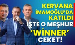 Kervana İmamoğlu’da katıldı: İşte o meşhur ‘Winner’ çeket!