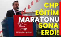 CHP'nin Eğitim Maratonu Afyonkarahisar'da Sona Erdi