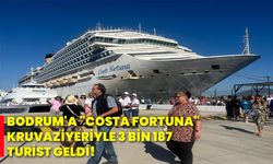 Bodrum'a "Costa Fortuna" kruvaziyeriyle 3 bin 187 turist geldi!