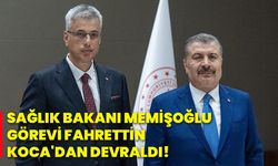 Sağlık Bakanı Memişoğlu, görevi Fahrettin Koca'dan devraldı!