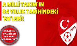 A milli takım'ın 84 yıllık tarihindeki 'en'leri!