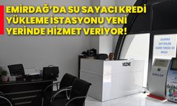 Emirdağ’da su sayacı kredi yükleme istasyonu yeni yerinde hizmet veriyor!