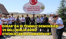 Dinar’da 15 Temmuz demokrasi ve milli birlik günü etkinlikleri devam ediyor!