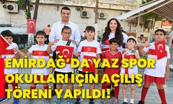 Emirdağ’da yaz spor okulları için açılış töreni yapıldı!