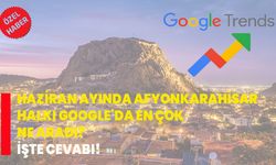 Haziran ayında Afyonkarahisar halkı Google'da en çok ne aradı? İşte cevabı!