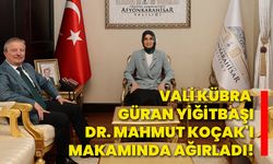 Vali Kübra Güran Yiğitbaşı, Dr. Mahmut Koçak'ı makamında ağırladı!