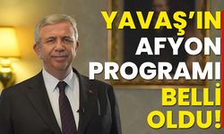 Mansur Yavaş’ın programı belli oldu!