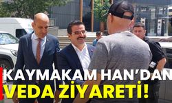 Şuhut Kaymakamı Harun Reşit Han’dan Veda Ziyareti!