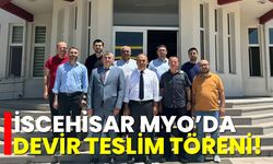 İscehisar MYO’da devir teslim töreni!