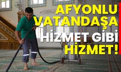 Afyonlu vatandaşa hizmet gibi hizmet!