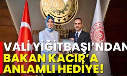 Vali Yiğitbaşı’ndan Bakan Kacır’a hediye!