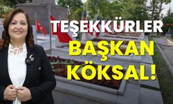 Teşekkürler Başkan Köksal!