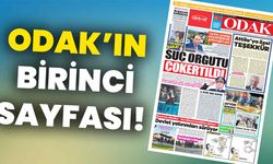 ODAK’ın birinci sayfası: “Suç örgütü çökertildi”