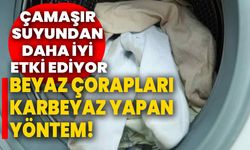 Beyaz çorapları karbeyaz yapan yöntem! Çamaşır suyundan daha iyi etki ediyor