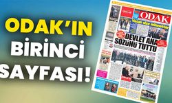 ODAK’ın birinci sayfası: “Devlet Ana sözünü tuttu”