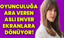 Oyunculuğa Ara Veren Aslı Enver, Ekranlara Dönüyor!