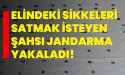 Elindeki sikkeleri satmak isteyen şahsı jandarma yakaladı!