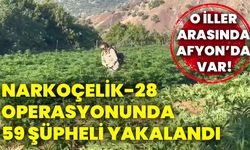 Narkoçelik-28 Operasyonunda 59 Şüpheli Yakalandı: O iller arasında Afyonkarahisar’da var!