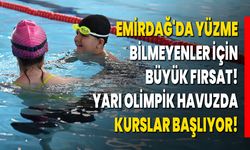 Emirdağ'da Yüzme Bilmeyenler İçin Büyük Fırsat: Yarı Olimpik Havuzda Kurslar Başlıyor!