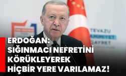 Erdoğan: Sığınmacı nefretini körükleyerek hiçbir yere varılamaz!