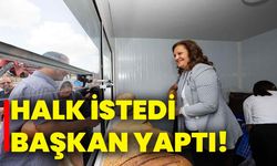 Halk istedi başkan yaptı!