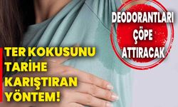 Ter kokusunu tarihe karıştıran yöntem! Deodorantları çöpe attıracak