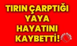 Tırın çarptığı yaya hayatını kaybetti!