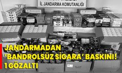 Jandarmadan ’Bandrolsüz Sigara’ Baskını: 1 Gözaltı