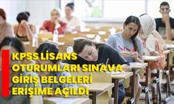 KPSS Lisans oturumları sınava giriş belgeleri erişime açıldı