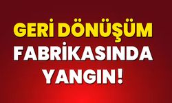 Geri Dönüşüm Fabrikasında Yangın