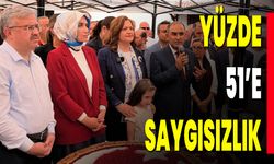 YÜZDE 51’E SAYGISIZLIK