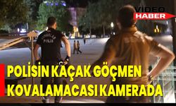 Polisin Kaçak Göçmen Kovalamacası Kamerada