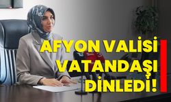 Afyon Valisi vatandaşı dinledi!