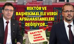 Rektör Ve Başhekim El Ele Verdi AFSÜ Hastaneleri Değişiyor…