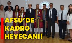 AFSÜ’de kadro heyecanı!