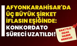 Afyonkarahisar'da Üç Büyük Şirket İflasın Eşiğinde: Konkordato Süreci Uzatıldı