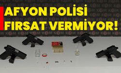 Afyon polisi fırsat vermiyor!