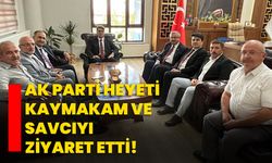 AK Parti heyeti Kaymakam ve Savcıyı ziyaret etti!