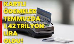 Kartlı ödemeler temmuzda 1,42 trilyon lira oldu!