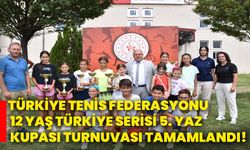 Türkiye Tenis Federasyonu 12 Yaş Türkiye Serisi 5. Yaz Kupası Turnuvası tamamlandı!