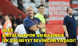 Alex, Antalyaspor'un başında ilk galibiyet sevincini yaşadı!